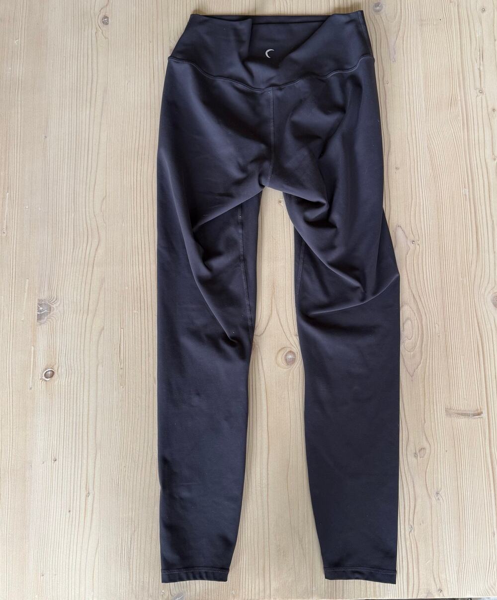 ZYIA Active Confluence Womens Dark Brown High Rise Leggings Athleisure Sz 12